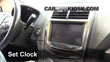 2011 Lincoln MKX 3.7L V6 Reloj Fijar hora de reloj